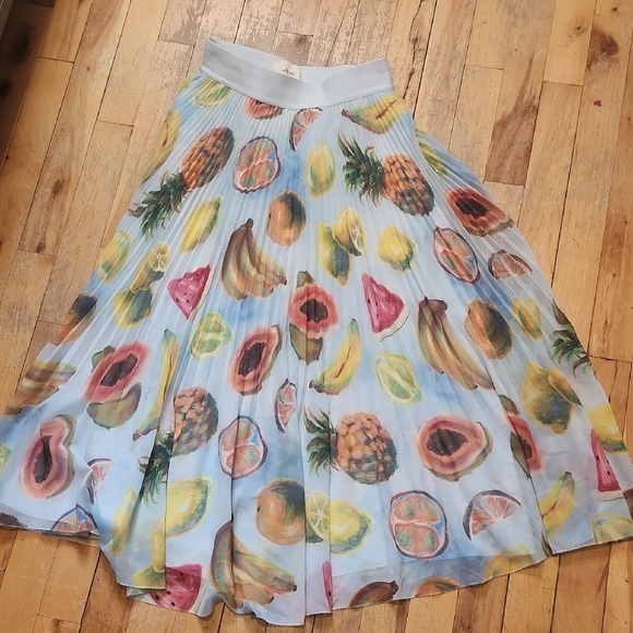 Aritzia Dresses & Skirts - Aritzia Wilfred Twirl Fruit Skirt